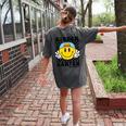 Kindergarten Teacher Hippie Smile Face Back School Women's Comfort Colors T-Shirt Back Print Pepper Kindergarten Teacher Hippie Smile Face Back School Women's Comfort Colors T-Shirt Back Print Pepper