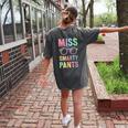 Little MISS SMARTY PANTS School Grad Teacher Last Day Women's Comfort Colors T-Shirt Back Print Pepper Little MISS SMARTY PANTS School Grad Teacher Last Day Women's Comfort Colors T-Shirt Back Print Pepper