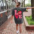 Love Kindergarten Cute Apple School Teacher Women's Comfort Colors T-Shirt Back Print Pepper Love Kindergarten Cute Apple School Teacher Women's Comfort Colors T-Shirt Back Print Pepper