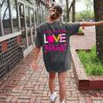In October We Wear Pink Love Teacher Breast Cancer Awareness Women's Comfort Colors T-Shirt Back Print Pepper In October We Wear Pink Love Teacher Breast Cancer Awareness Women's Comfort Colors T-Shirt Back Print Pepper