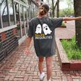 Spooky Ghost Inequalities Halloween Math Teacher Women's Comfort Colors T-Shirt Back Print Pepper Spooky Ghost Inequalities Halloween Math Teacher Women's Comfort Colors T-Shirt Back Print Pepper