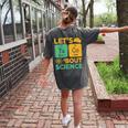 Lets Tacos Bout Science Teacher Chemistry Physics Women's Comfort Colors T-Shirt Back Print Pepper