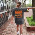 I Teach The Cutest Pumpkins Halloween Teacher Cat Lover Women's Comfort Colors T-Shirt Back Print Pepper