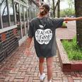 Teacher Of Tiny Humans Preschool Kindergarten Teacher Women's Comfort Colors T-Shirt Back Print Pepper