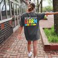 Teacher Y'All Gonna Learn Today First Day Of School Women's Comfort Colors T-Shirt Back Print Pepper Teacher Y'All Gonna Learn Today First Day Of School Women's Comfort Colors T-Shirt Back Print Pepper