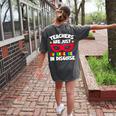 Teachers Are Just Superheroes In Disguise School Women's Comfort Colors T-Shirt Back Print Pepper