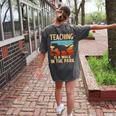 Teaching Is a Walk In Park Dinosaur Teacher Women's Comfort Colors T-Shirt Back Print Pepper Teaching Is a Walk In Park Dinosaur Teacher Women's Comfort Colors T-Shirt Back Print Pepper