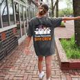 Team Preschool Boo Crew Halloween Teacher Student Costume Women's Comfort Colors T-Shirt Back Print Pepper