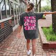 In My Third Grade Era Teachers Women Back To School Girls Women's Comfort Colors T-Shirt Back Print Pepper