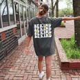 Unity Day Shirt Orange Kids Teacher 2023 Be Kind Groovy Women's Comfort Colors T-Shirt Back Print Pepper
