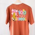 100 Days Of School Preppy 100th Day Of School Teachers Girls Women's Comfort Colors T-Shirt Back Print Yam 100 Days Of School Preppy 100th Day Of School Teachers Girls Women's Comfort Colors T-Shirt Back Print Yam