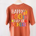100 Days Of School Teacher And Student Women's Comfort Colors T-Shirt Back Print Yam 100 Days Of School Teacher And Student Women's Comfort Colors T-Shirt Back Print Yam