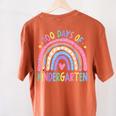 100th Day Of Kindergarten Teacher Kids 100 Days Smarter Women's Comfort Colors T-Shirt Back Print Yam