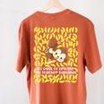100th Day Of School Teacher Monkey Pun Banana For Men Women Girls Kids Women's Comfort Colors T-Shirt Back Print Yam