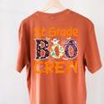 1st Grade Boo Crew First Grade Halloween Teacher Women's Comfort Colors T-Shirt Back Print Yam 1st Grade Boo Crew First Grade Halloween Teacher Women's Comfort Colors T-Shirt Back Print Yam