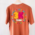 3K Team & Teacher Squad Threes Crew PreK Elementary Team Women's Comfort Colors T-Shirt Back Print Yam 3K Team & Teacher Squad Threes Crew PreK Elementary Team Women's Comfort Colors T-Shirt Back Print Yam