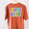 4th Grade Back To School Dalmatian Dots Teacher Student Women's Comfort Colors T-Shirt Back Print Yam 4th Grade Back To School Dalmatian Dots Teacher Student Women's Comfort Colors T-Shirt Back Print Yam