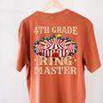 4th Grade Ringmaster Shirt 4th Grade Teacher Shirts Teacher Men Women Kids Women's Comfort Colors T-Shirt Back Print Yam