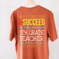 5th Grade Teacher Appreciation Women's Comfort Colors T-Shirt Back Print Yam 5th Grade Teacher Appreciation Women's Comfort Colors T-Shirt Back Print Yam