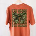 5th Grade Teacher Student Camo Bow Back To School Women's Comfort Colors T-Shirt Back Print Yam 5th Grade Teacher Student Camo Bow Back To School Women's Comfort Colors T-Shirt Back Print Yam