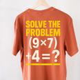 67 Meme Math Teacher School 6-7 Brain Rot Six Seven Women's Comfort Colors T-Shirt Back Print Yam 67 Meme Math Teacher School 6-7 Brain Rot Six Seven Women's Comfort Colors T-Shirt Back Print Yam