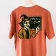 67 Teacher Halloween Witch Six Seven Meme Brainrot Math Joke Women's Comfort Colors T-Shirt Back Print Yam