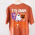 7th Grade Boo Crew Teacher Student Halloween Costume Women's Comfort Colors T-Shirt Back Print Yam 7th Grade Boo Crew Teacher Student Halloween Costume Women's Comfort Colors T-Shirt Back Print Yam