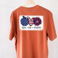 American Flag Teach Love Freedom Preschool Teacher 4th July Women's Comfort Colors T-Shirt Back Print Yam American Flag Teach Love Freedom Preschool Teacher 4th July Women's Comfort Colors T-Shirt Back Print Yam