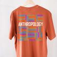 Anthropology Words Anthropologist Teacher Women's Comfort Colors T-Shirt Back Print Yam Anthropology Words Anthropologist Teacher Women's Comfort Colors T-Shirt Back Print Yam