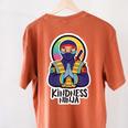 Anti Bullying Kindness Ninja School Teacher Student Women's Comfort Colors T-Shirt Back Print Yam Anti Bullying Kindness Ninja School Teacher Student Women's Comfort Colors T-Shirt Back Print Yam