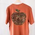 Apple Camoflauge Clothing Camo Student Teacher Cute School Women's Comfort Colors T-Shirt Back Print Yam Apple Camoflauge Clothing Camo Student Teacher Cute School Women's Comfort Colors T-Shirt Back Print Yam