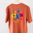 Autism Awareness Shirt Periodic Puzzle Science Teacher Men Women Kids Women's Comfort Colors T-Shirt Back Print Yam Autism Awareness Shirt Periodic Puzzle Science Teacher Men Women Kids Women's Comfort Colors T-Shirt Back Print Yam