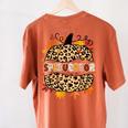 Autumn Fall SPED ED Teacher Thankful Grateful Pumpkin Retro Women's Comfort Colors T-Shirt Back Print Yam Autumn Fall SPED ED Teacher Thankful Grateful Pumpkin Retro Women's Comfort Colors T-Shirt Back Print Yam