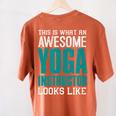 This Is What An Awesome Yoga Instructor Yoga Teacher Women's Comfort Colors T-Shirt Back Print Yam This Is What An Awesome Yoga Instructor Yoga Teacher Women's Comfort Colors T-Shirt Back Print Yam
