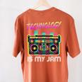 Back To School Retro Technology Is My Jam 80's Teacher Women's Comfort Colors T-Shirt Back Print Yam Back To School Retro Technology Is My Jam 80's Teacher Women's Comfort Colors T-Shirt Back Print Yam