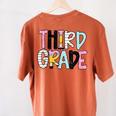 Back To School Third Grade Teacher First Day Of 3rd Grade Women's Comfort Colors T-Shirt Back Print Yam Back To School Third Grade Teacher First Day Of 3rd Grade Women's Comfort Colors T-Shirt Back Print Yam