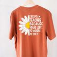 i Became a Teacher Because Your Life Is Worth My Time Women's Comfort Colors T-Shirt Back Print Yam i Became a Teacher Because Your Life Is Worth My Time Women's Comfort Colors T-Shirt Back Print Yam