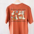 Behavior Analyst Silly Goose RBT ABA Therapy Sped Teacher Women's Comfort Colors T-Shirt Back Print Yam