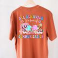All Behavior Is A Form Of Communication SPED Teacher Autism Women's Comfort Colors T-Shirt Back Print Yam All Behavior Is A Form Of Communication SPED Teacher Autism Women's Comfort Colors T-Shirt Back Print Yam