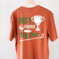 Best Teacher By Par Golf Golfer Women's Comfort Colors T-Shirt Back Print Yam
