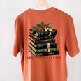 All Booked For Christmas Christmas Book Tree For Teacher For Men Women Kids Women's Comfort Colors T-Shirt Back Print Yam All Booked For Christmas Christmas Book Tree For Teacher For Men Women Kids Women's Comfort Colors T-Shirt Back Print Yam