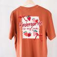 Bow Strawberry Kindergarten Is My Jam Teacher Kinder Team Women's Comfort Colors T-Shirt Back Print Yam Bow Strawberry Kindergarten Is My Jam Teacher Kinder Team Women's Comfort Colors T-Shirt Back Print Yam
