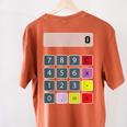 Calculator Math Teacher Halloween Costumes Women Men Adults Women's Comfort Colors T-Shirt Back Print Yam Calculator Math Teacher Halloween Costumes Women Men Adults Women's Comfort Colors T-Shirt Back Print Yam
