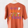 You Cant Scare Me Im A Preschool Teacher Women's Comfort Colors T-Shirt Back Print Yam You Cant Scare Me Im A Preschool Teacher Women's Comfort Colors T-Shirt Back Print Yam