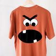 Carrot Teacher Matching Halloween Costume Women's Comfort Colors T-Shirt Back Print Yam