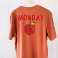Caterpillar Friday Fruit Kindergarten Teacher Men Women Kids Women's Comfort Colors T-Shirt Back Print Yam Caterpillar Friday Fruit Kindergarten Teacher Men Women Kids Women's Comfort Colors T-Shirt Back Print Yam