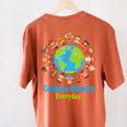 Celebrate Diversity Everyday Teachers & School Student Gift Women's Comfort Colors T-Shirt Back Print Yam