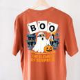 Chemistry Boo Ghost Element Of Surprise Science Teacher Tee Women's Comfort Colors T-Shirt Back Print Yam
