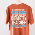 Chemistry Teacher Appreciation Men Women T-Shirt Women's Comfort Colors T-Shirt Back Print Yam Chemistry Teacher Appreciation Men Women T-Shirt Women's Comfort Colors T-Shirt Back Print Yam