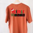 Christmas Science Teacher Santa Educator Chemical Elements Women's Comfort Colors T-Shirt Back Print Yam Christmas Science Teacher Santa Educator Chemical Elements Women's Comfort Colors T-Shirt Back Print Yam